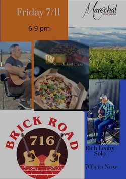 Pizza, wine and music
